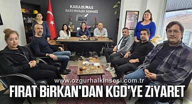 Fırat Birkan'dan KGD'ye ziyaret