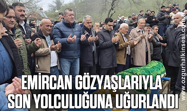 Gölette boğulan çocuk gözyaşlarıyla son yolculuğuna uğurlandı