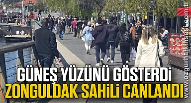 Güneş Yüzünü Gösterdi, Zonguldak Sahili Canlandı