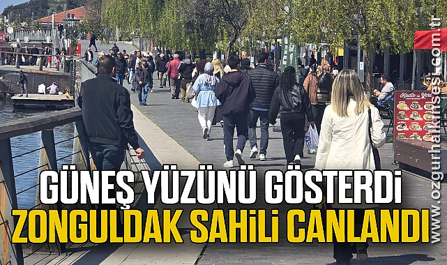 Güneş Yüzünü Gösterdi, Zonguldak Sahili Canlandı