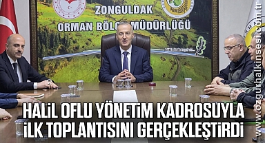 Halil Oflu yönetim kadrosuyla ilk toplantısını gerçekleştirdi