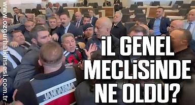 İL GENEL MECLİSİNDE NE OLDU?