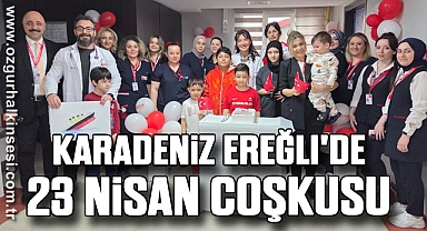 Karadeniz Ereğli'de 23 Nisan coşkusu