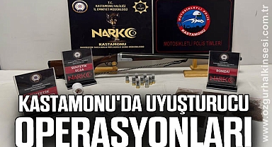 Kastamonu'da uyuşturucu operasyonları