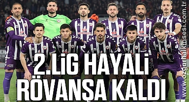 Kdz.Ereğli Belediyespor’un 2.Lig hayali rövanşa kaldı