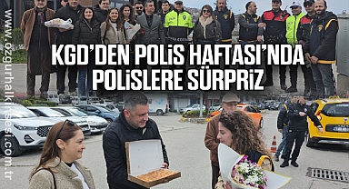 KGD’den Polis Haftası’nda polislere sürpriz
