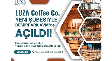Luza Coffee Co Yeni Şubesiyle Demirpark AVM'de!
