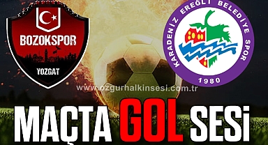 MAÇTA GOL SESİ