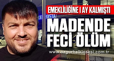  MADEN OCAĞINDA KAZA 