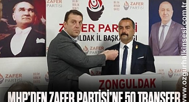 MHP’DEN ZAFER PARTİSİ’NE 50 TRANSFER 