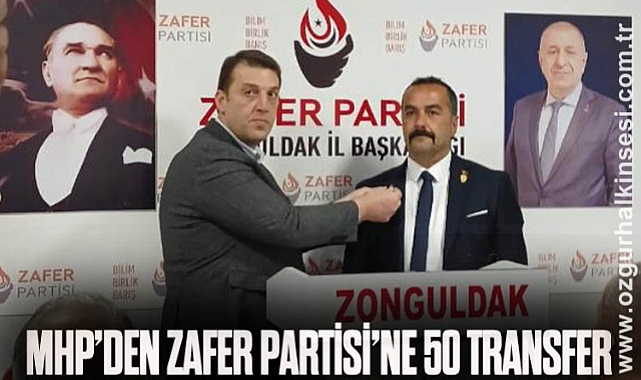 MHP’DEN ZAFER PARTİSİ’NE 50 TRANSFER 