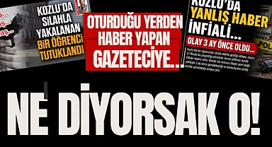 NE DİYORSAK O!