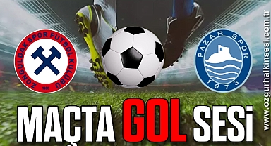 Pazarspor Zonguldakspor maçında ilk gol sesi