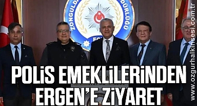 POLİS EMEKLİLERİNDEN ERGEN’E ZİYARET