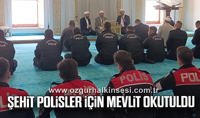 Şehit Polisler İçin Mevlit Okutuldu