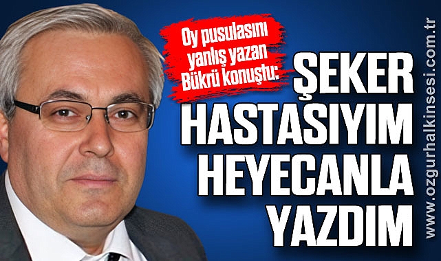 “ŞEKER HASTASIYIM HEYECANLA YAZDIM”
