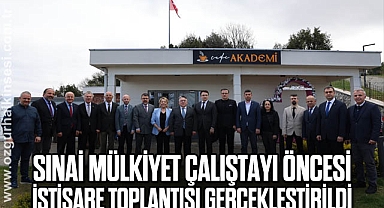 Sınai Mülkiyet Çalıştayı Öncesi İstişare Toplantısı Gerçekleştirildi