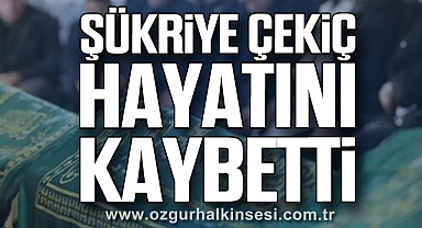 Şükriye Çekiç hayatını kaybetti