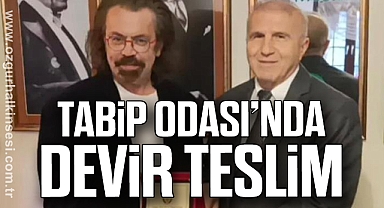 Tabip Odası’nda Devir Teslim 