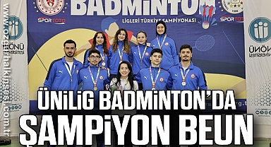 ÜNİLİG Badminton’da Şampiyon BEUN