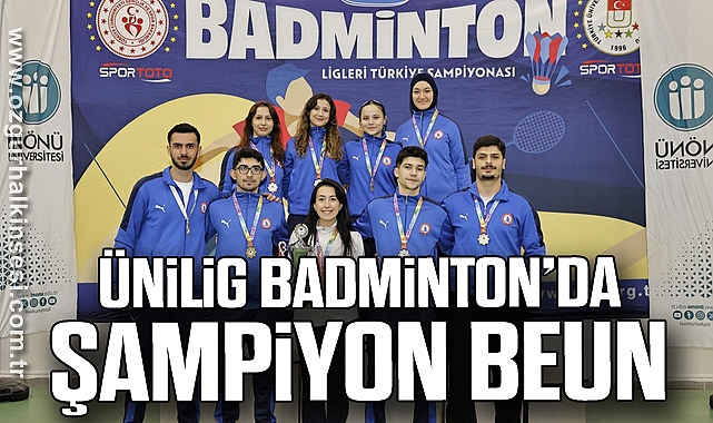 ÜNİLİG Badminton’da Şampiyon BEUN