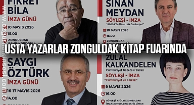 USTA YAZARLAR ZONGULDAK KİTAP FUARINDA 