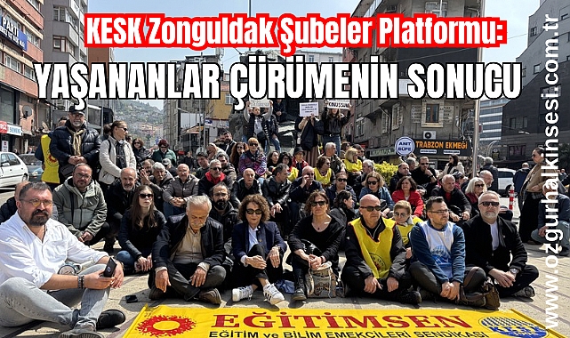 “YAŞANANLAR ÇÜRÜMENİN SONUCU”