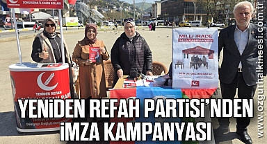 Yeniden Refah Partisi’nden İmza Kampanyası