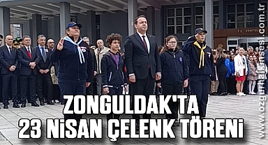 Zonguldak'ta 23 Nisan Çelenk Töreni