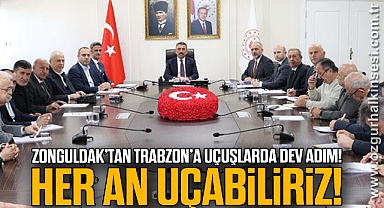 Zonguldak’tan Trabzon’a Uçuşlarda Dev Adım!  Her an uçabiliriz!