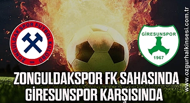 Zonguldakspor FK Sahasında Giresunspor Karşısında