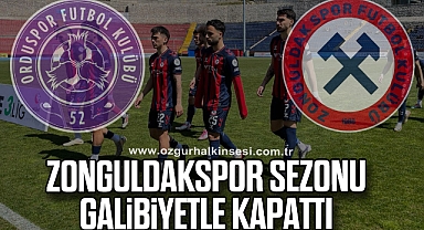 Zonguldakspor sezonu galibiyetle kapattı