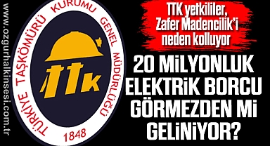 20 MİLYONLUK ELEKTRİK BORCU GÖRMEZDEN Mİ GELİNİYOR?