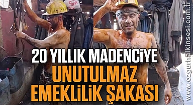 20 Yıllık Madenciye Unutulmaz Emeklilik Şakası