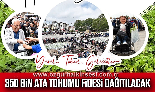 350 BİN ATA TOHUMU FİDESİ DAĞITILACAK