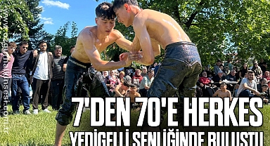 7'den 70'e herkes Yedigelli şenliğinde buluştu