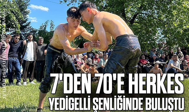 7'den 70'e herkes Yedigelli şenliğinde buluştu