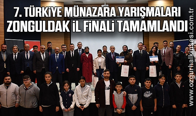7. Türkiye Münazara Yarışmaları Zonguldak İl Finali Tamamlandı
