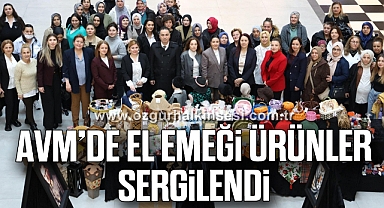 AVM’de el emeği ürünler sergilendi