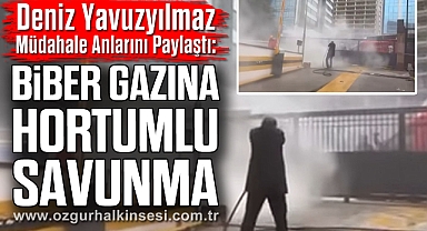 BİBER GAZINA HORTUMLU SAVUNMA