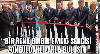 “Bin Renk Binbir Emek” Sergisi Zonguldaklılarla Buluştu 
