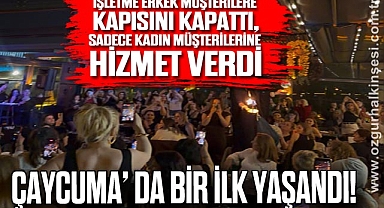 ÇAYCUMA' DA BİR İLK YAŞANDI!