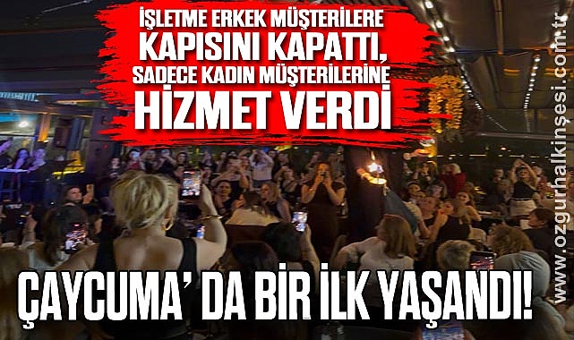 ÇAYCUMA' DA BİR İLK YAŞANDI!