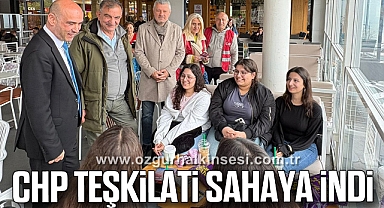 CHP Teşkilatı Sahaya İndi