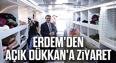 Erdem'den Açık Dükkan'a ziyaret