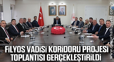 Filyos Vadisi Koridoru Projesi toplantısı gerçekleştirildi