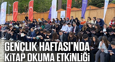 Gençlik Haftası’nda Kitap Okuma etkinliği