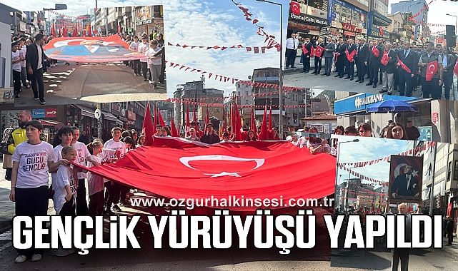 GENÇLİK YÜRÜYÜŞÜ YAPILDI