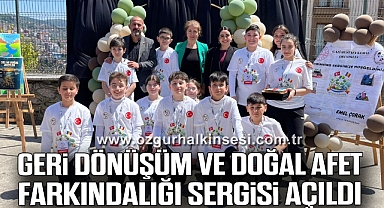  Geri Dönüşüm ve Doğal Afet Farkındalığı Sergisi Açıldı