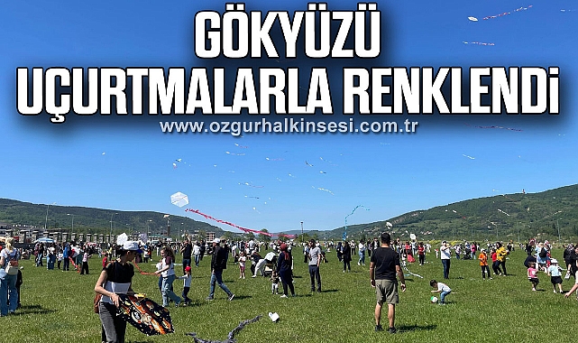 Gökyüzü uçurtmalarla renklendi